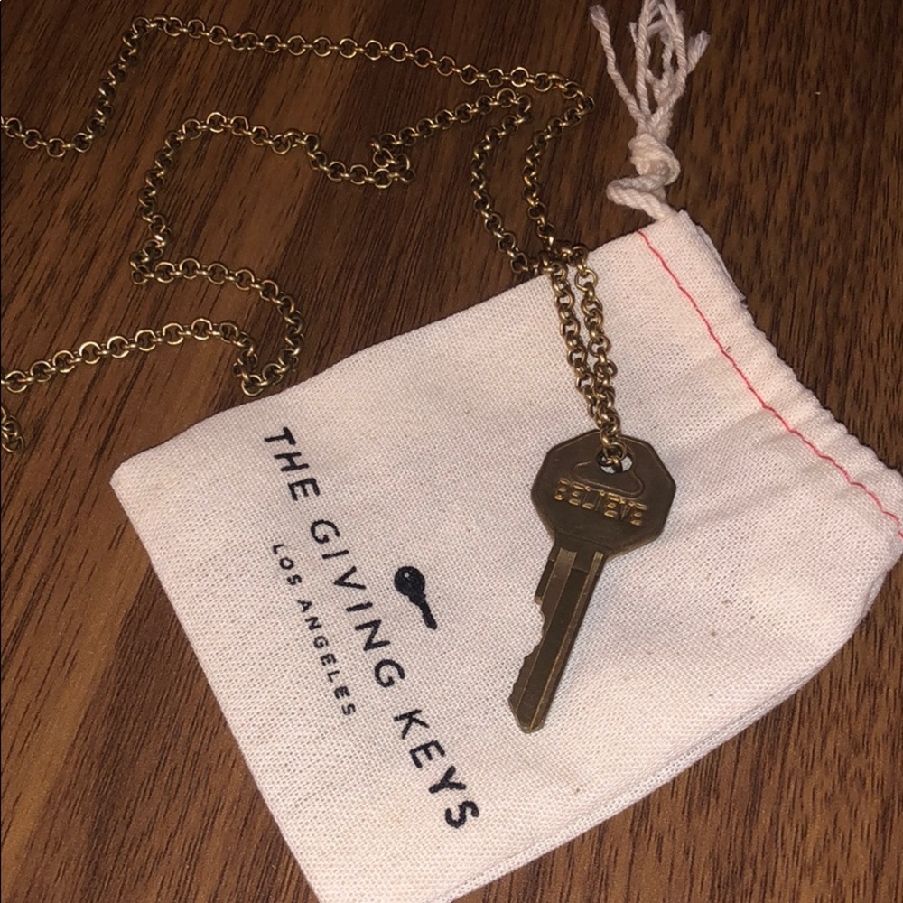 The Giving Keys Believe Necklace
